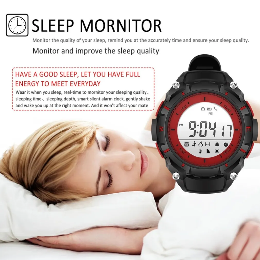 SMARTWATCH DZB OROLOGIO DIGITALE SUBACQUEO SUB 30M WATERPROOF PER IOS ANDROID