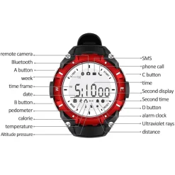 SMARTWATCH DZB OROLOGIO DIGITALE SUBACQUEO SUB 30M WATERPROOF PER IOS ANDROID