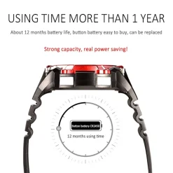 SMARTWATCH DZB OROLOGIO DIGITALE SUBACQUEO SUB 30M WATERPROOF PER IOS ANDROID