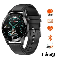 SMARTWATCH OROLOGIO INTELLIGENTE BLUETOOTH CINTURINO PELLE SMART SPORT FITNESS GT05