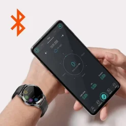 SMARTWATCH OROLOGIO INTELLIGENTE BLUETOOTH CINTURINO PELLE SMART SPORT FITNESS GT05