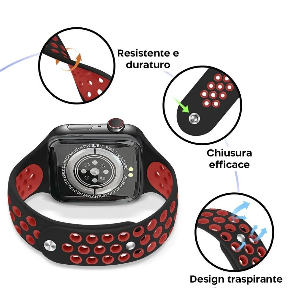 SMARTWATCH W26 PRO MAX IMPERMEABILE AURICOLARI DOPPIO CINTURINO FITNESS SPORTS