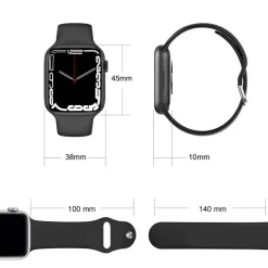 SMARTWATCH W26 PRO MAX IMPERMEABILE AURICOLARI DOPPIO CINTURINO FITNESS SPORTS