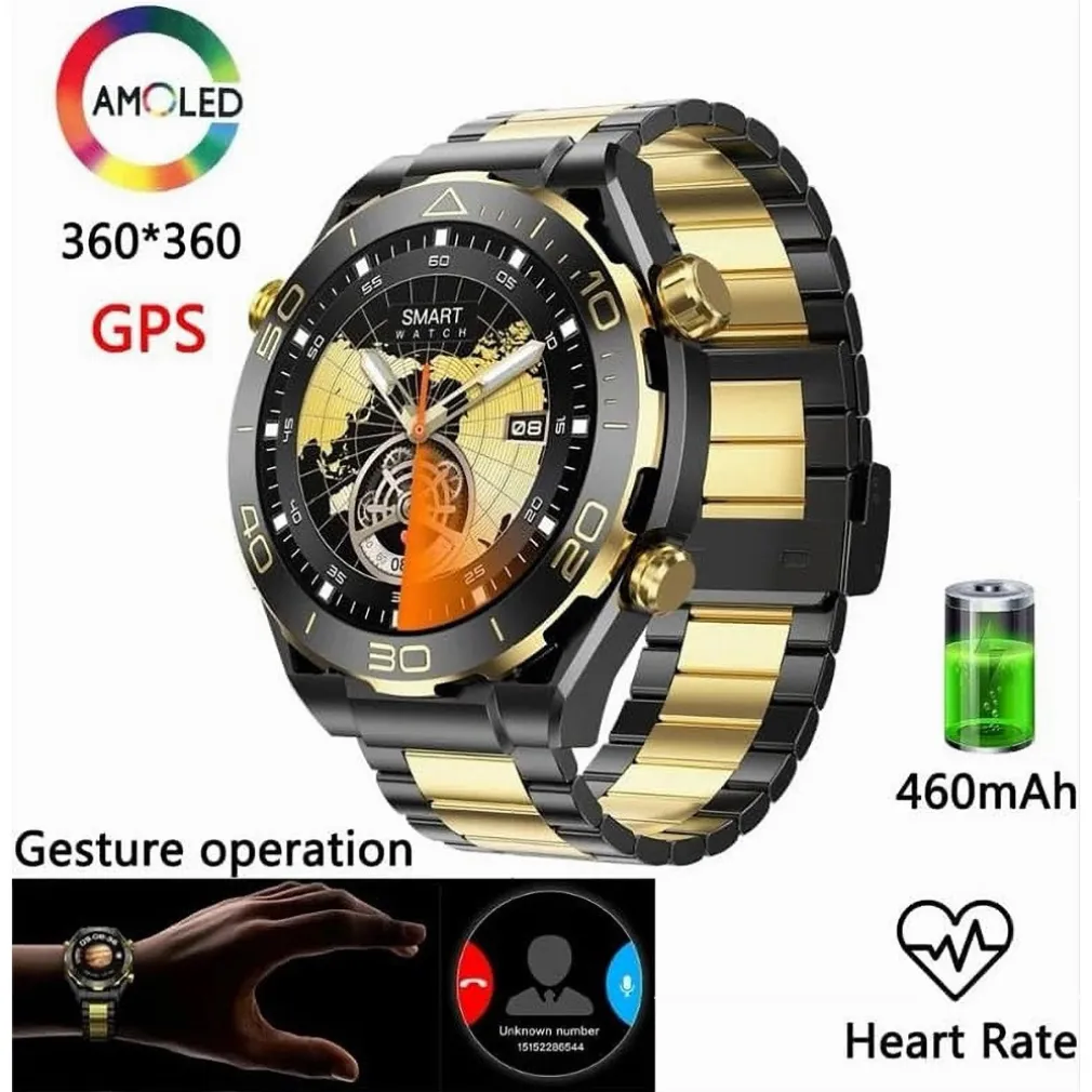 SMARTWATCH Z91 PRO MAX SCHERMO AMOLED IMPERMEABILE IP68 BUSSOLA RICARICA WIRELESS