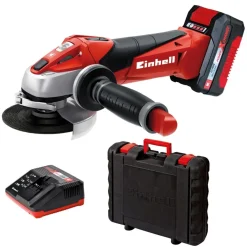 SMERIGLIATRICE ANGOLARE A BATTERIA LITIO 18V EINHELL TE-AG 18 Li KIT FLEX 115MM