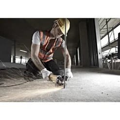 SMERIGLIATRICE ANGOLARE 800W 115mm FLEX DEWALT DWE4056 interruttore NO-VOLT