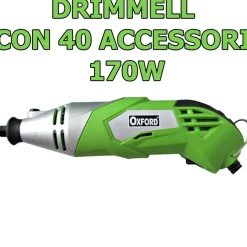 SMERIGLIATRICE MINI TRAPANO FRESA DRIMMEL DI PRECISIONE 170W 40 ACCESSORI