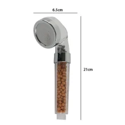 SOFFIONE DOCCIA 59174 SASSI PURIFICANTI ANTICALCARE FILTRO DEPURATORE GETTO FORTE