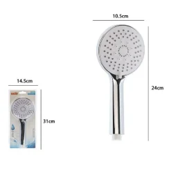 SOFFIONE DOCCIA 10.5 X 24 CM DOCCETTA MULTIGETTO DOCCINO CORNETTA MODERNO 79363