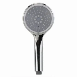 SOFFIONE DOCCIA 11 X 23 CM DOCCETTA TONDA MULTIGETTO DI 3 TIPI REGOLABILE 69093