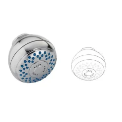 SOFFIONE DOCCIA A MURO DOCCETTA FISSA EFFETTO PIOGGIA A GETTI BRACCIO 15CM 69278