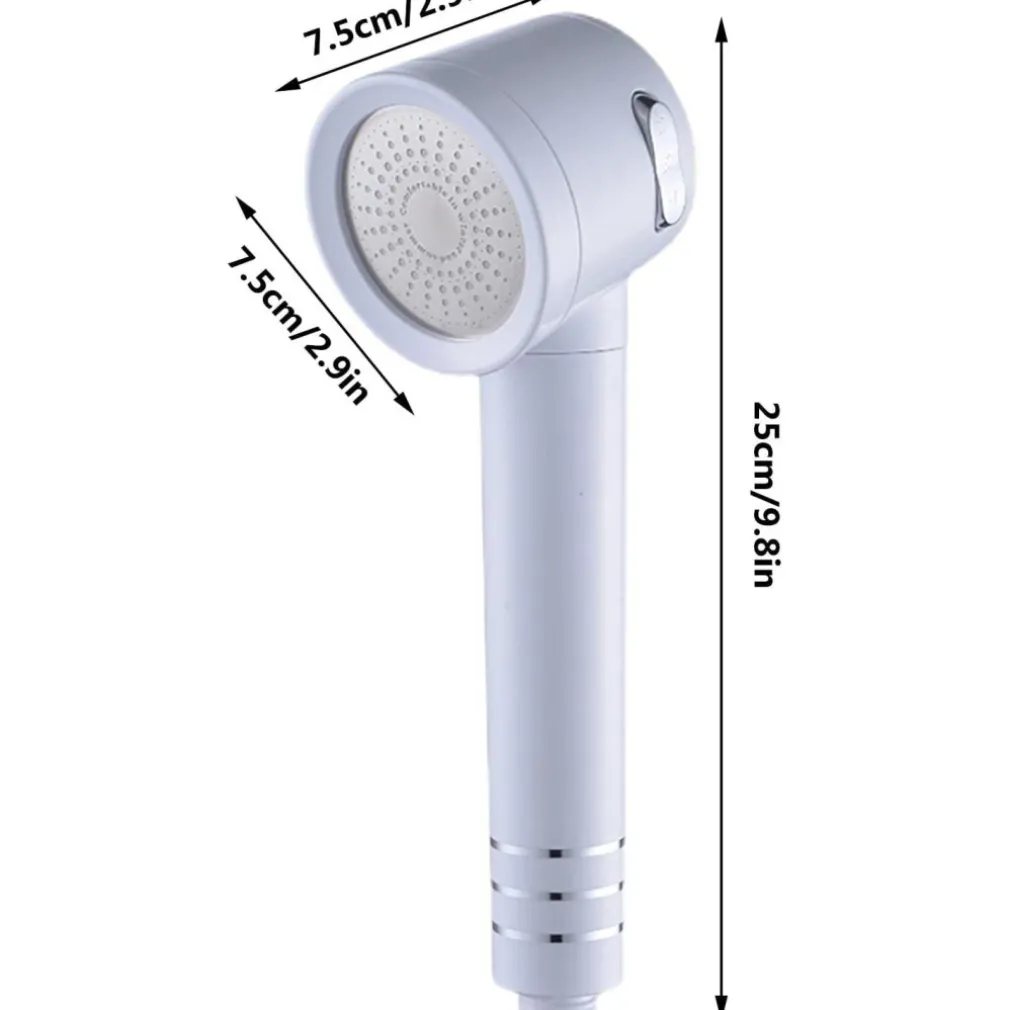 SOFFIONE DOCCIA CON SPAZZOLA PALAMARE MASSAGGIANTE DOCCETTA POTENTE MULTIGETTO