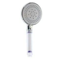 SOFFIONE DOCCIA MULTIGETTO ROTONDO DOCCETTA MODERNO 11 X 25 CM MASSAGGIO 79696