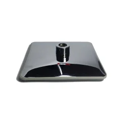 SOFFIONE DOCCIA QUADRATO 20X20CM BAGNO EFFETTO PIOGGIA SOTTILE CROMATO 93004