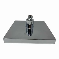 SOFFIONE DOCCIA QUADRATO 20CM A LED RGB BAGNO MISCELATORE 79905 PER CROMOTERAPIA