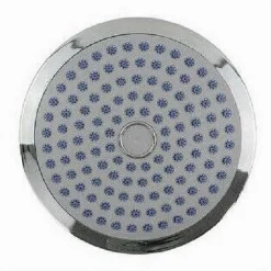 SOFFIONE DOCCIA ROTONDO 20 CM UGELLI FORI ATTACCHI BAGNO MISCELATORE 69286