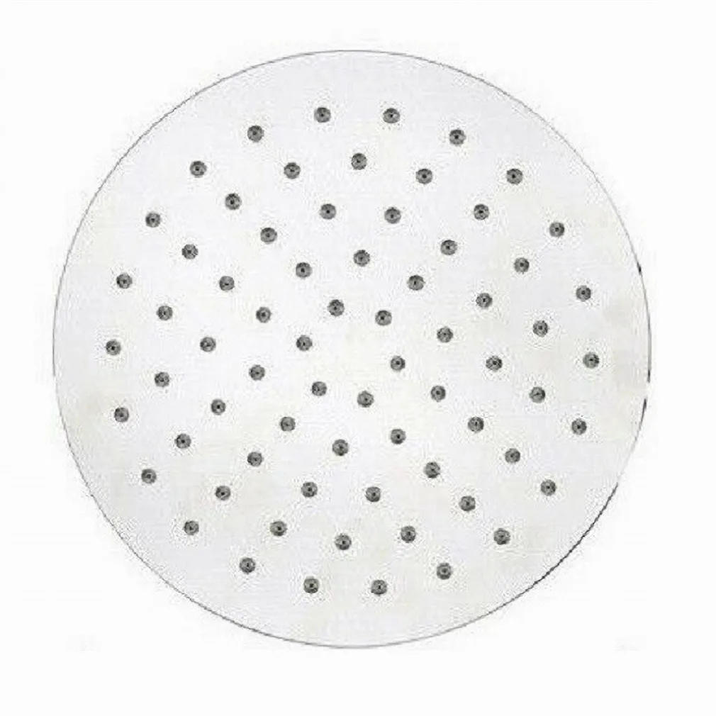 SOFFIONE DOCCIA ROTONDO 20CM UGELLI FORI ATTACCHI BAGNO MISCELATORE 69119 MODERNO