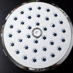 SOFFIONE DOCCIA ROTONDO TONDO 4 ESY_52344 10 CM ACCIAIO ORIENTABILE ULTRA FLAT