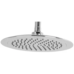 SOFFIONE DOCCIA SLIM TONDO 24 CM PLUS IN ABS CROMATO MISCELATORE SHOWER