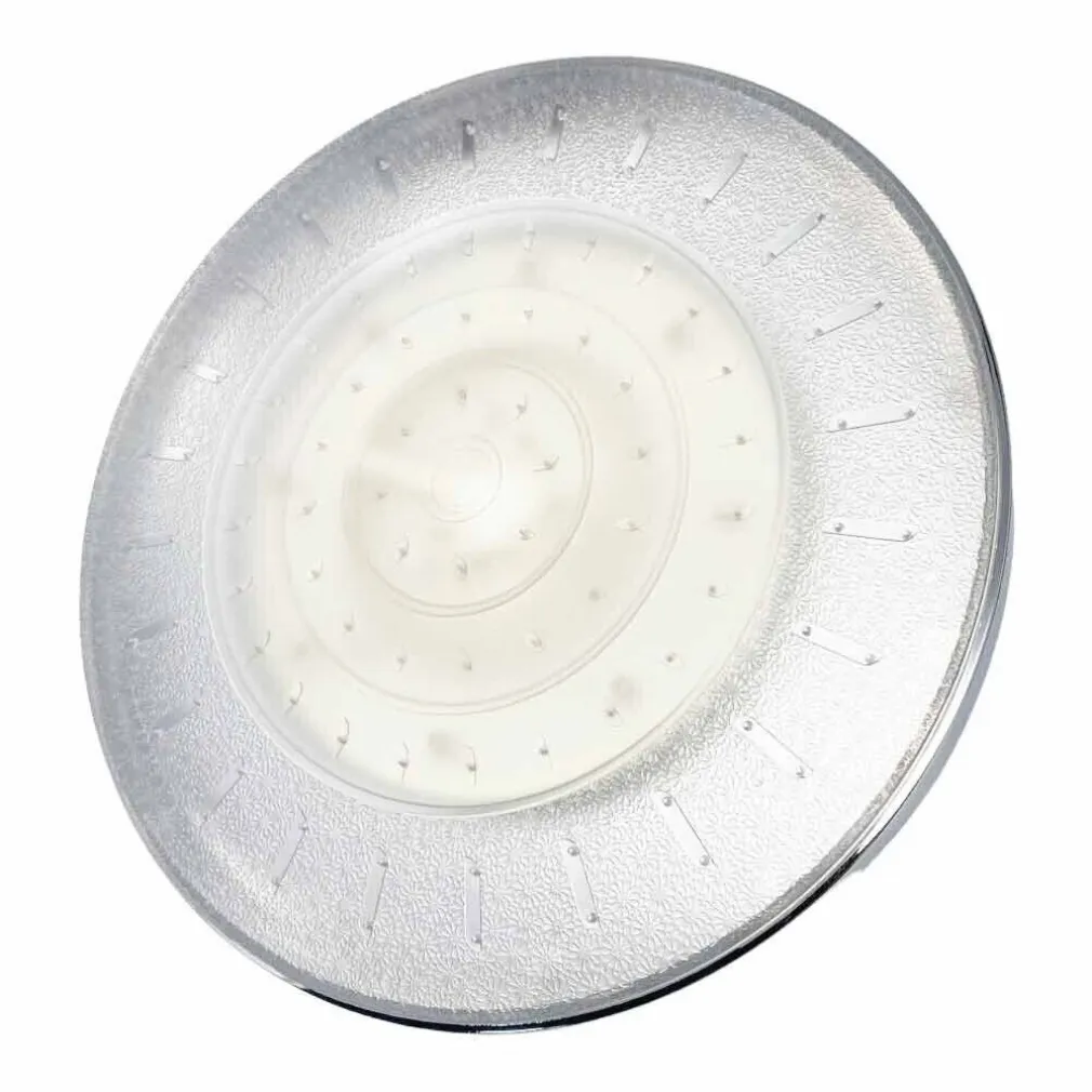 SOFFIONE DOCCIA TONDO 22CM LED RGB COLORATI BAGNO MISCELATORE 79904 CROMOTERAPIA