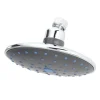 SOFFIONE DOCCIA TONDO DIAMETRO 16 CM IN ABS CROMATO MISCELATORE SHOWER
