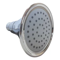 SOFFIONE DOCCIA TONDO ORIENTABILE PIOGGIA BAGNO MODERNO 10 X 10 CM ART. 59217