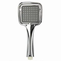 SOFFIONE DOCCIA 10X23CM DOCCETTA QUADRATA MULTIGETTO DI 3 TIPI REGOLABILE 59168