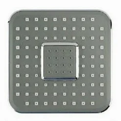 SOFFIONE DOCCIA 15X15CM UGELLI FORI BAGNO MISCELATORE ALTA PRESSIONE 59162 QUADRO
