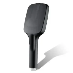 SOFFIONE MULTIGETTO PER DOCCIA BAGNO MODERNO NERO DOCCETTA IN ABS ATTACCO 1/2