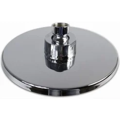 SOFFIONE PER DOCCIA BAGNO ROTONDO 15 CM IN ABS DOCCETTA CON FILTRO CROMATO 69288