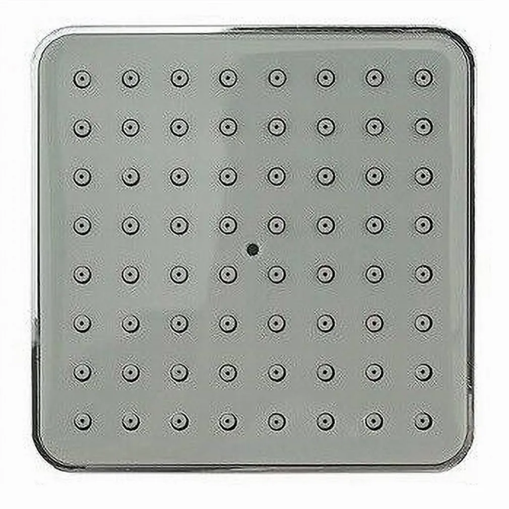 SOFFIONE PER DOCCIA QUADRATO 10 CM UGELLI FORI BAGNO MISCELATORE ATTACCHI 69282