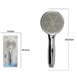 SOFFIONE TONDO DOCCIA BAGNO DOCCINO 10 X 23 CM DOCCETTA CORNETTA MODERNA 69060