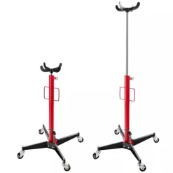 SOLLEVATORE DA FOSSA IDRAULICO A PEDALE CON RUOTE PER SOTTOPONTE 500KG HM2301