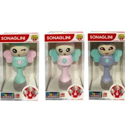 SONAGLINO BIRICHINO CON BATTERIA GIOCATTOLI PER BEBÈ DAI 18+ CON LUCI E SUONI