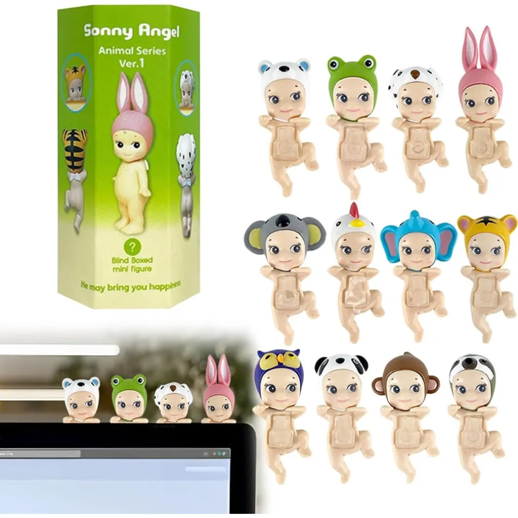 SONNY ANGELS SERIES MINI FIGURE ANIME ORNAMENTI TELEFONO SCRIVANIA COMPUTER CON ADESIVO