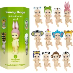 SONNY ANGELS SERIES MINI FIGURE ANIME ORNAMENTI TELEFONO SCRIVANIA COMPUTER CON ADESIVO