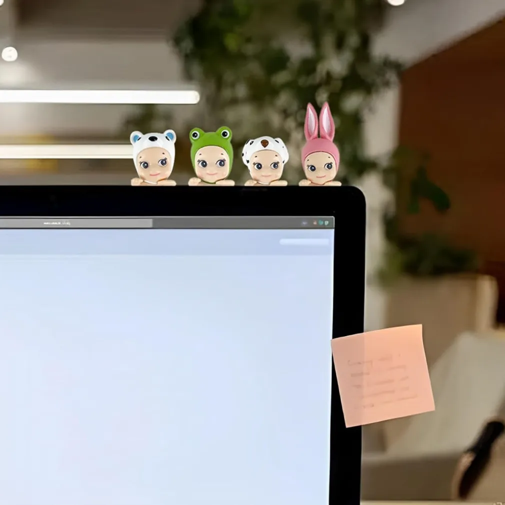 SONNY ANGELS SERIES MINI FIGURE ANIME ORNAMENTI TELEFONO SCRIVANIA COMPUTER CON ADESIVO