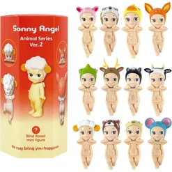 SONNY ANGELS SERIES MINI FIGURE ANIME ORNAMENTI TELEFONO SCRIVANIA COMPUTER CON ADESIVO