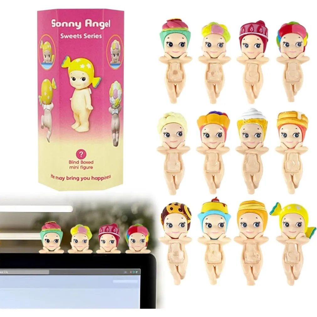 SONNY ANGELS SERIES MINI FIGURE ANIME ORNAMENTI TELEFONO SCRIVANIA COMPUTER CON ADESIVO