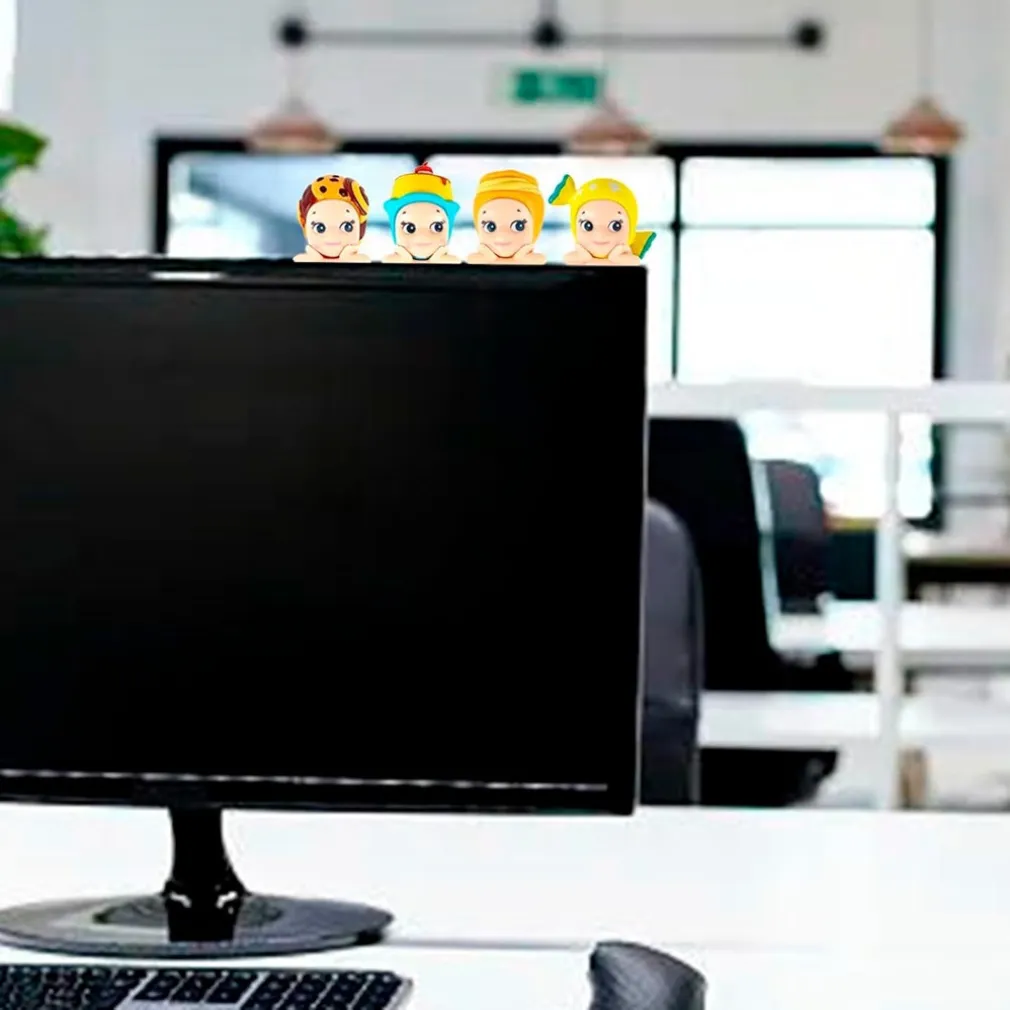 SONNY ANGELS SERIES MINI FIGURE ANIME ORNAMENTI TELEFONO SCRIVANIA COMPUTER CON ADESIVO