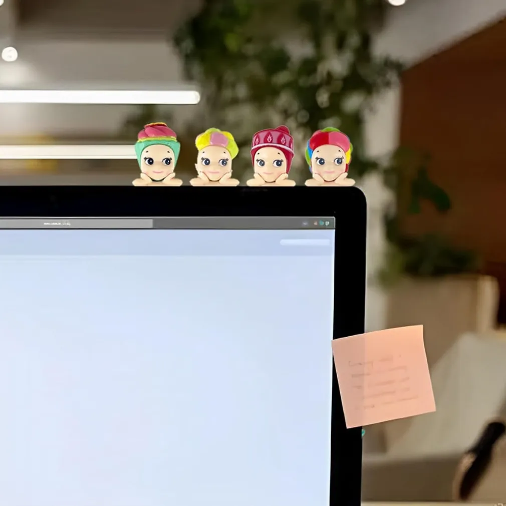 SONNY ANGELS SERIES MINI FIGURE ANIME ORNAMENTI TELEFONO SCRIVANIA COMPUTER CON ADESIVO