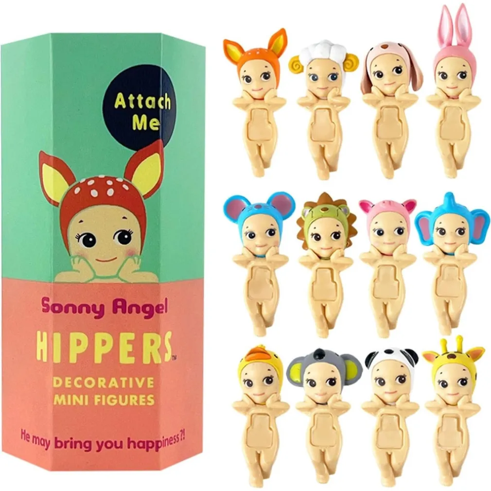 SONNY ANGELS SERIES MINI FIGURE ANIME ORNAMENTI TELEFONO SCRIVANIA COMPUTER CON ADESIVO