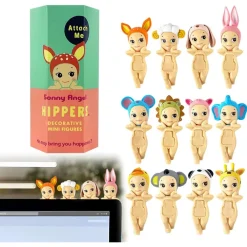 SONNY ANGELS SERIES MINI FIGURE ANIME ORNAMENTI TELEFONO SCRIVANIA COMPUTER CON ADESIVO