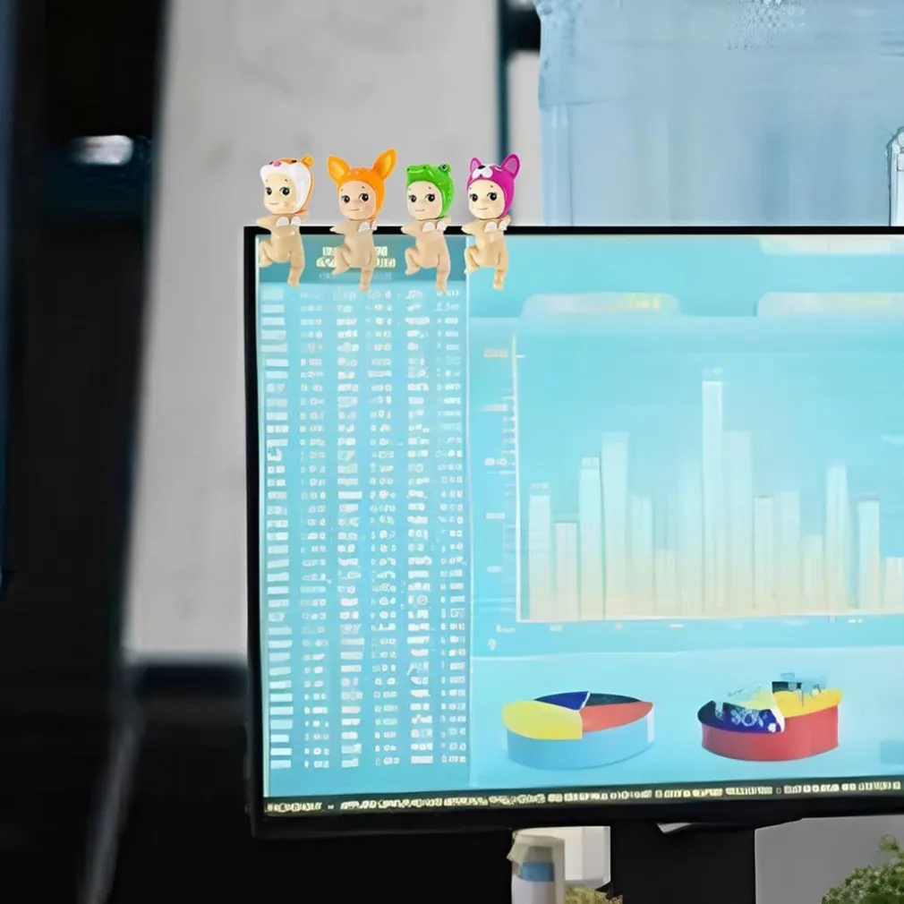 SONNY ANGELS SERIES MINI FIGURE ANIME ORNAMENTI TELEFONO SCRIVANIA COMPUTER CON ADESIVO