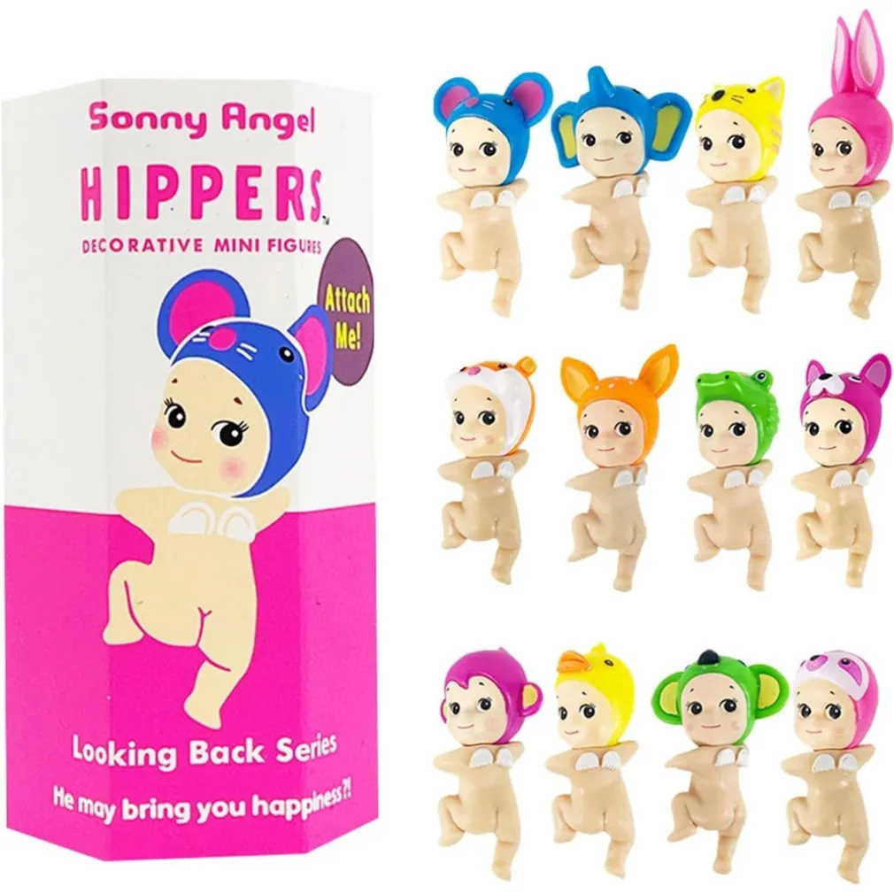 SONNY ANGELS SERIES MINI FIGURE ANIME ORNAMENTI TELEFONO SCRIVANIA COMPUTER CON ADESIVO