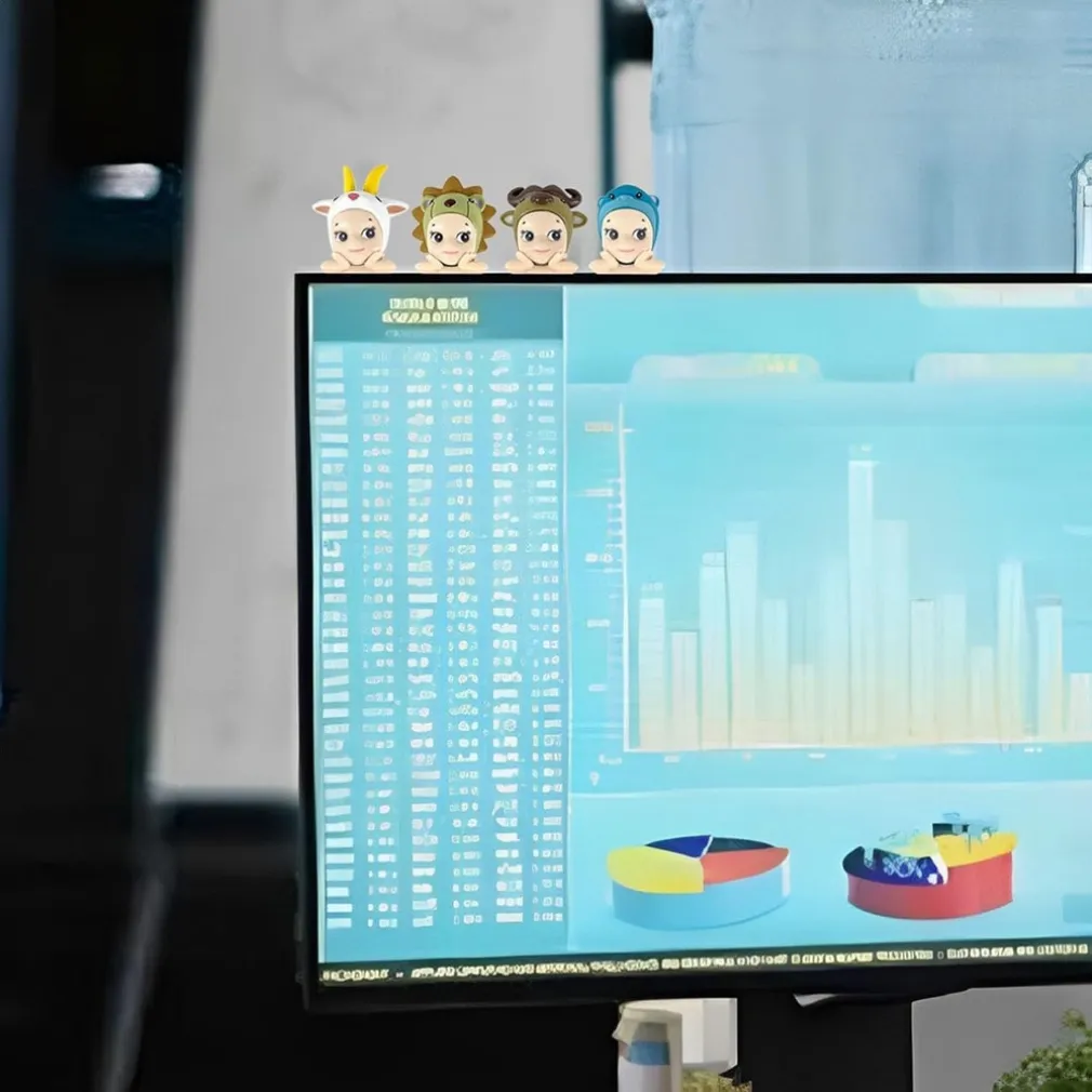 SONNY ANGELS SERIES MINI FIGURE ANIME ORNAMENTI TELEFONO SCRIVANIA COMPUTER CON ADESIVO