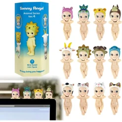 SONNY ANGELS SERIES MINI FIGURE ANIME ORNAMENTI TELEFONO SCRIVANIA COMPUTER CON ADESIVO