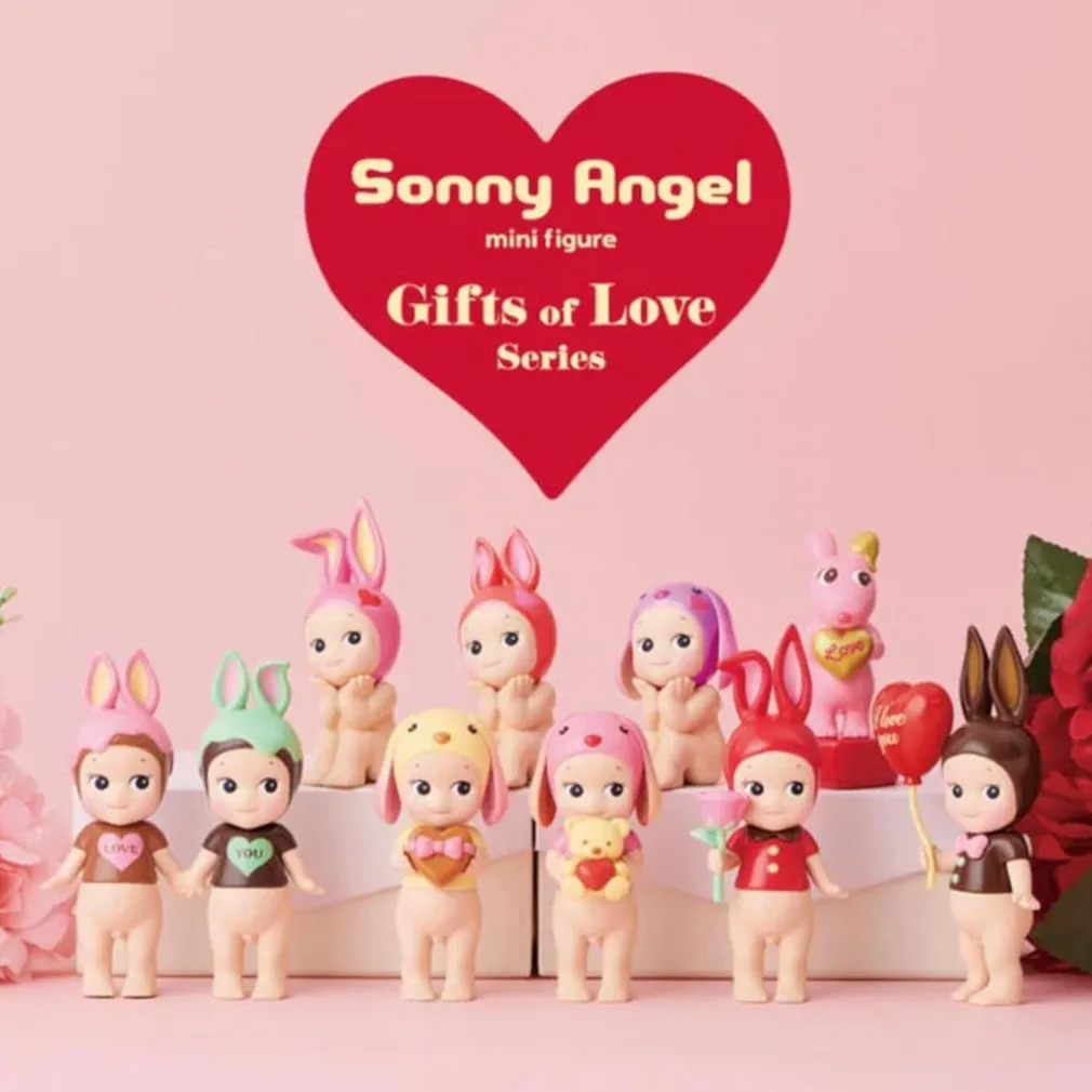 SONNY ANGELS SERIES MINI FIGURE ANIME ORNAMENTI TELEFONO SCRIVANIA COMPUTER CON ADESIVO