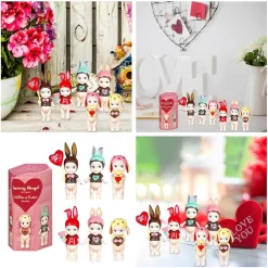 SONNY ANGELS SERIES MINI FIGURE ANIME ORNAMENTI TELEFONO SCRIVANIA COMPUTER CON ADESIVO