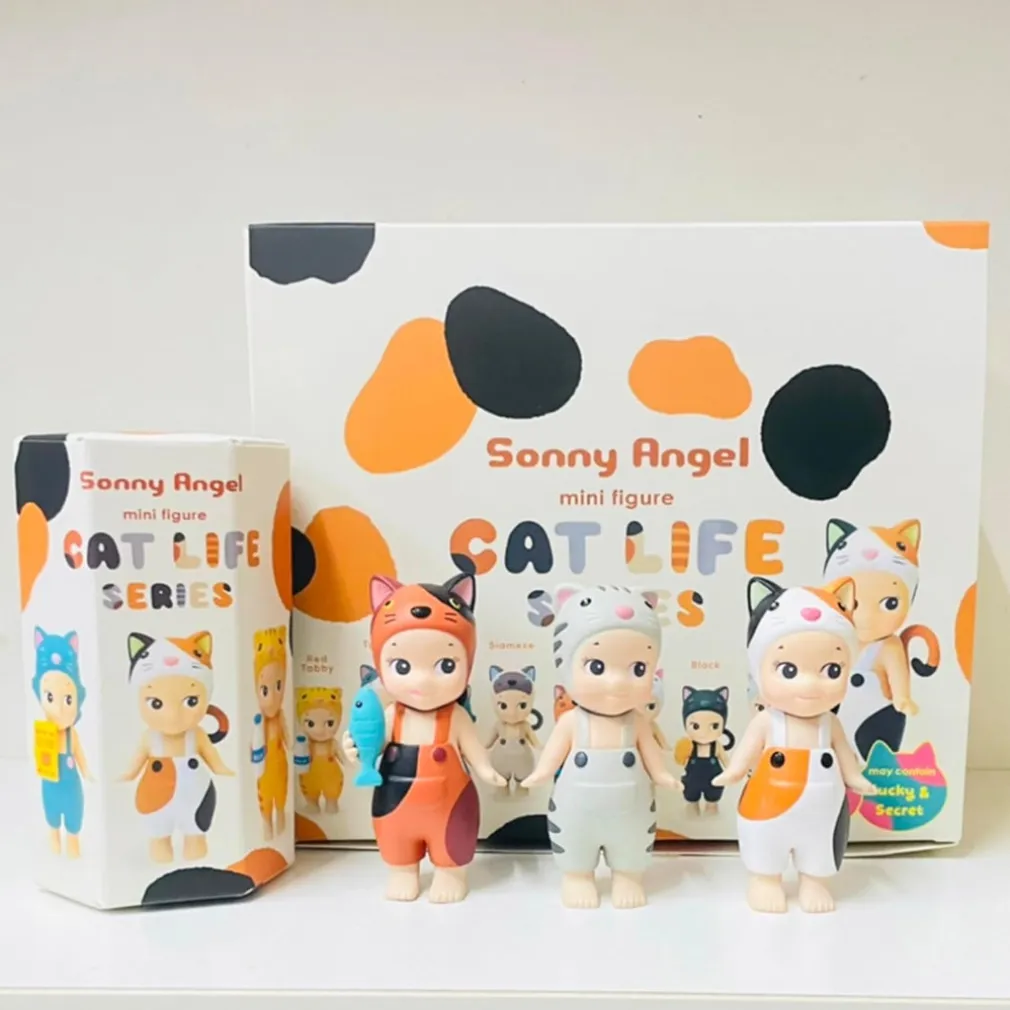 SONNY ANGELS SERIES MINI FIGURE ANIME ORNAMENTI TELEFONO SCRIVANIA COMPUTER CON ADESIVO